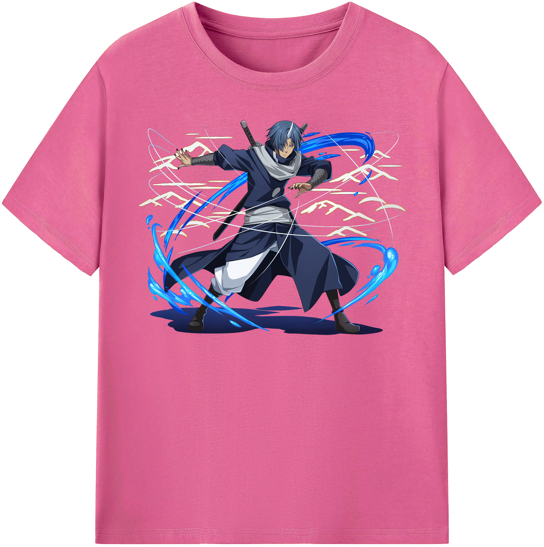 （画像用） 転スラ Regarding Reincarnated to Slime レディースカジュアルプリントTシャツ（綿100％）
