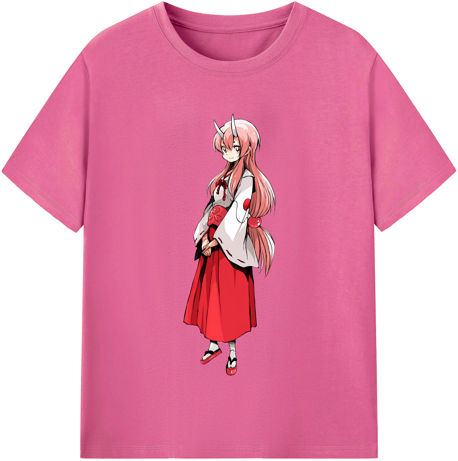 （画像用） 転スラ Regarding Reincarnated to Slime レディースカジュアルプリントTシャツ（綿100％）