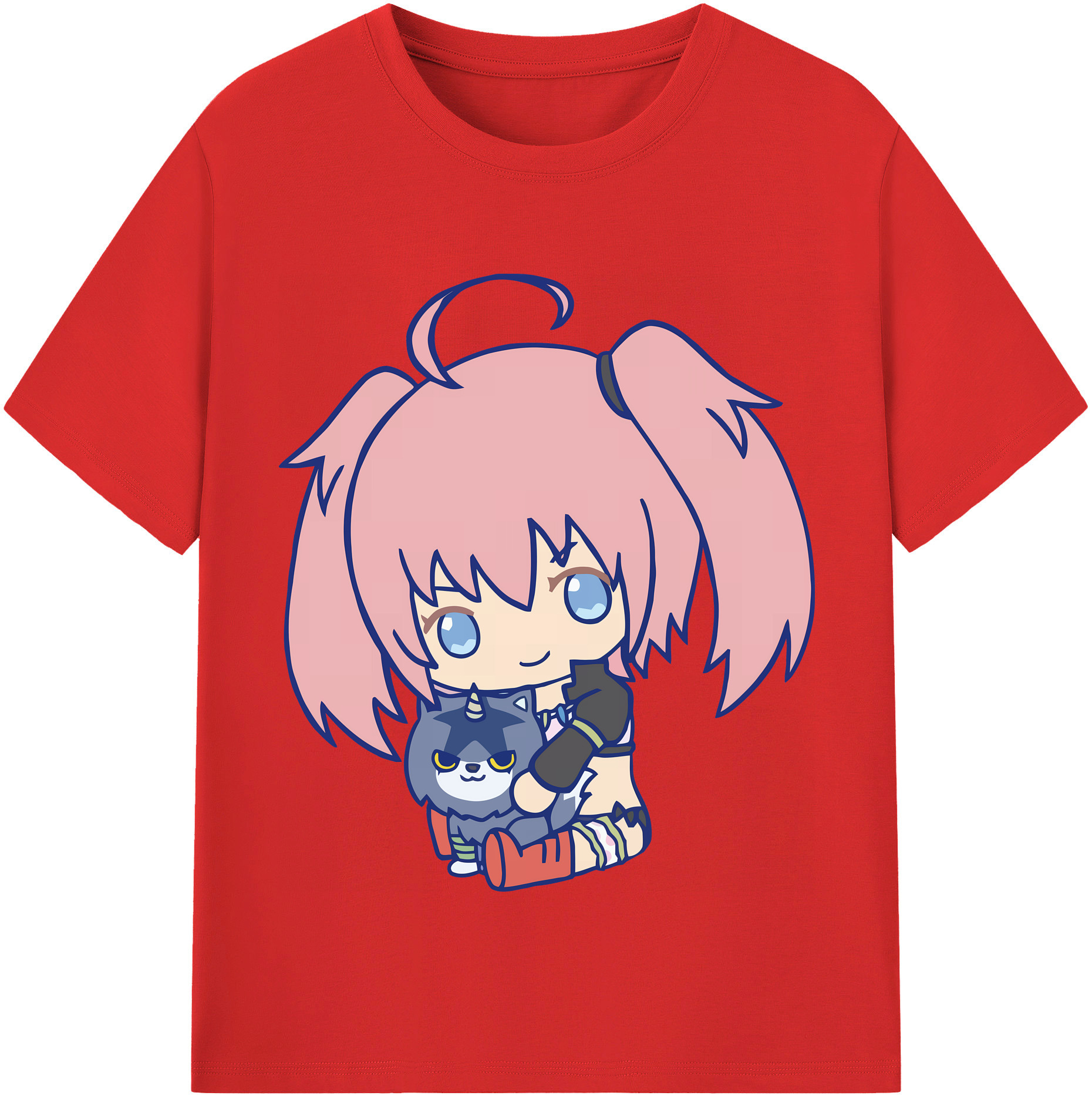 （画像用） 転スラ Regarding Reincarnated to Slime レディースカジュアルプリントTシャツ（綿100％）