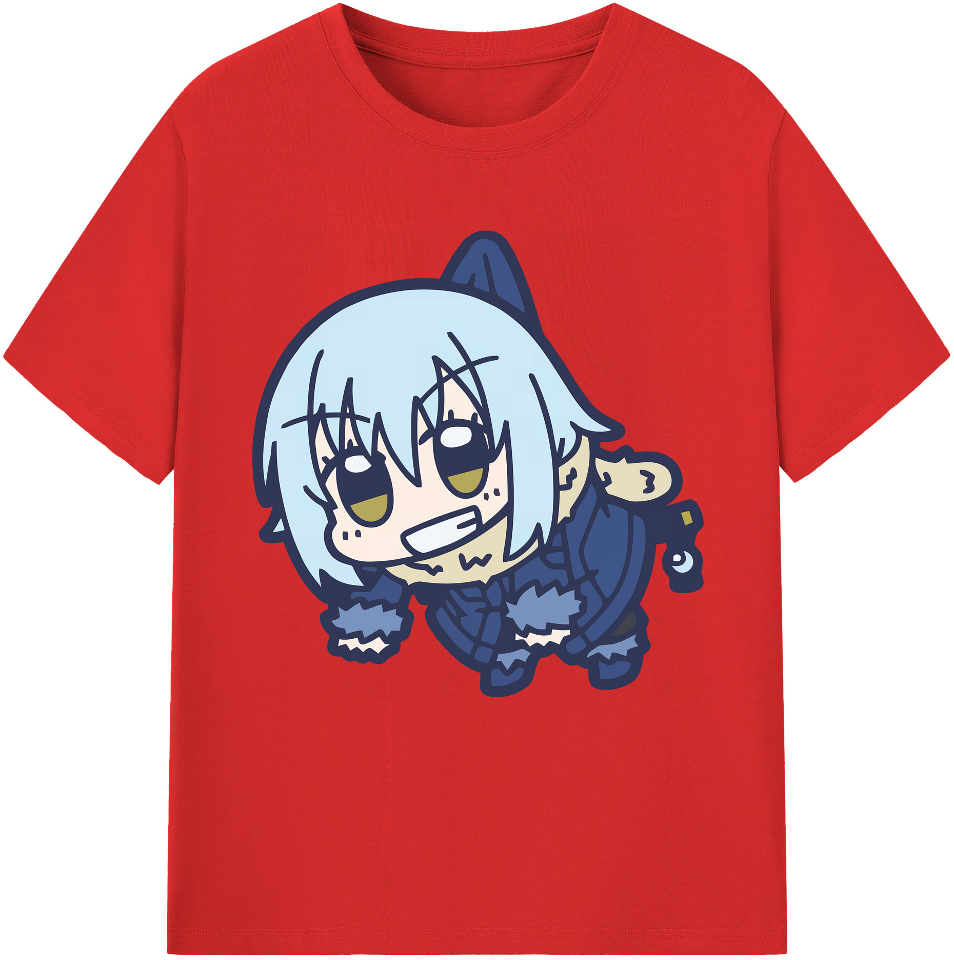 （画像用） 転スラ Regarding Reincarnated to Slime レディースカジュアルプリントTシャツ（綿100％）