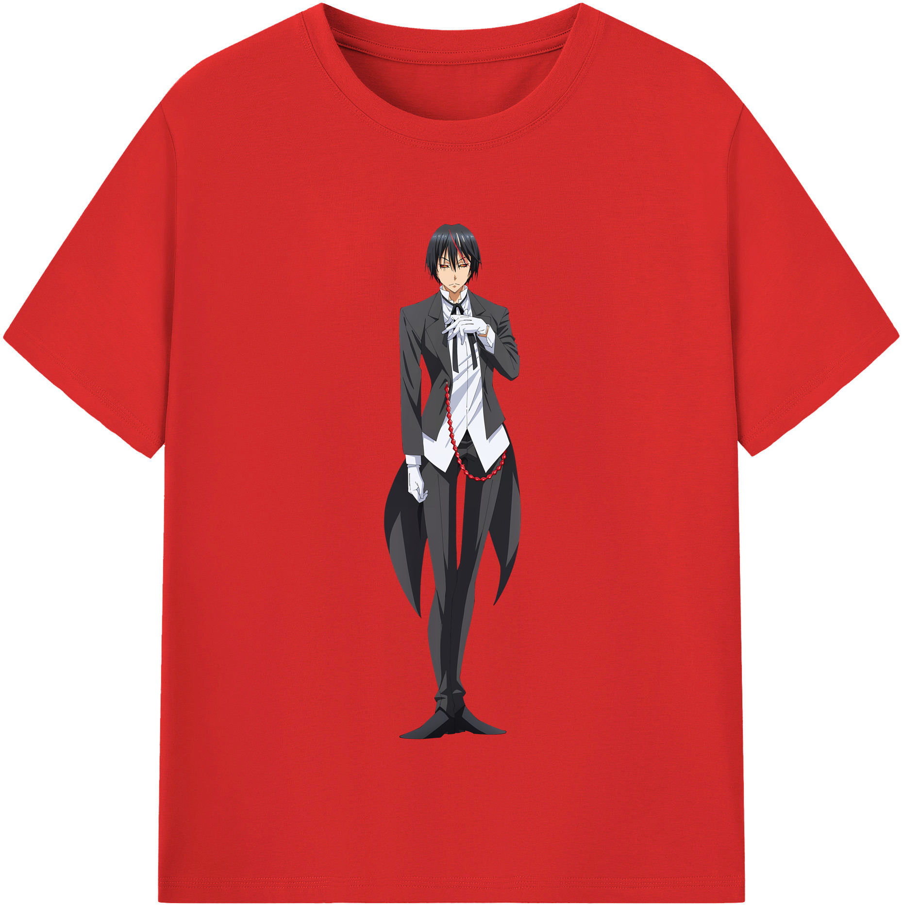 （画像用） 転スラ Regarding Reincarnated to Slime レディースカジュアルプリントTシャツ（綿100％）