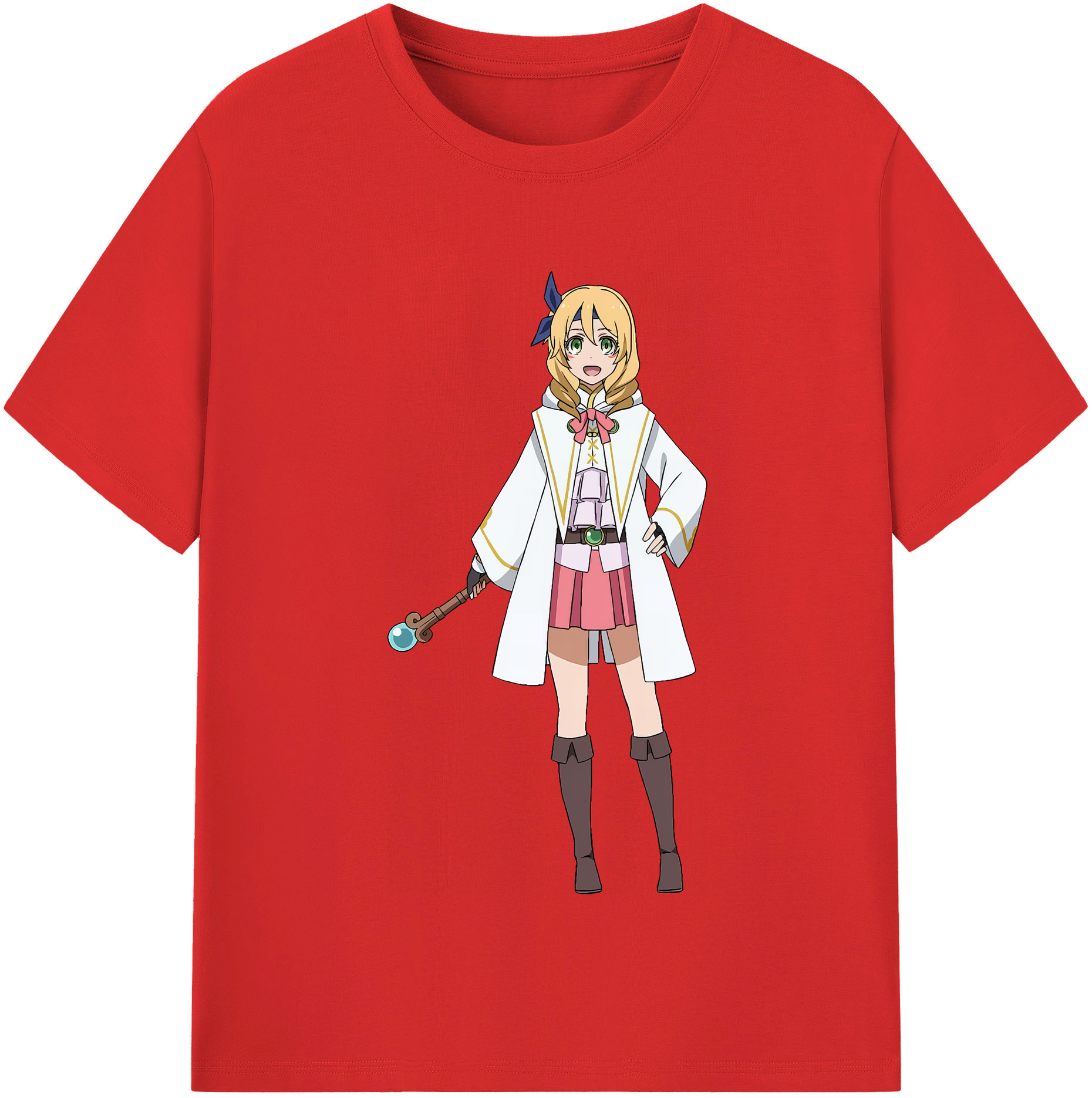 （画像用） 転スラ Regarding Reincarnated to Slime レディースカジュアルプリントTシャツ（綿100％）