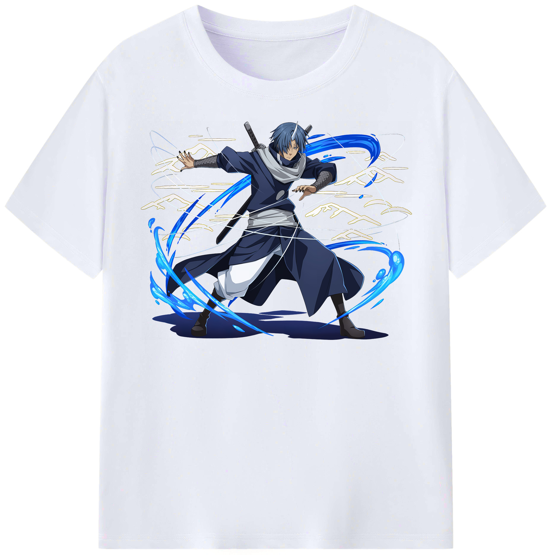 （画像用） 転スラ Regarding Reincarnated to Slime レディースカジュアルプリントTシャツ（綿100％）