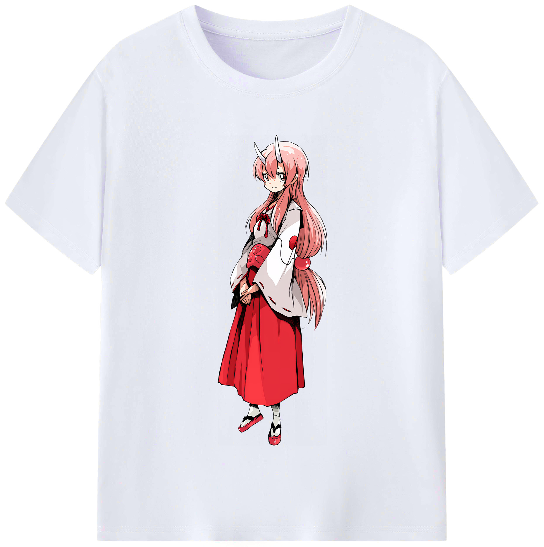 （画像用） 転スラ Regarding Reincarnated to Slime レディースカジュアルプリントTシャツ（綿100％）