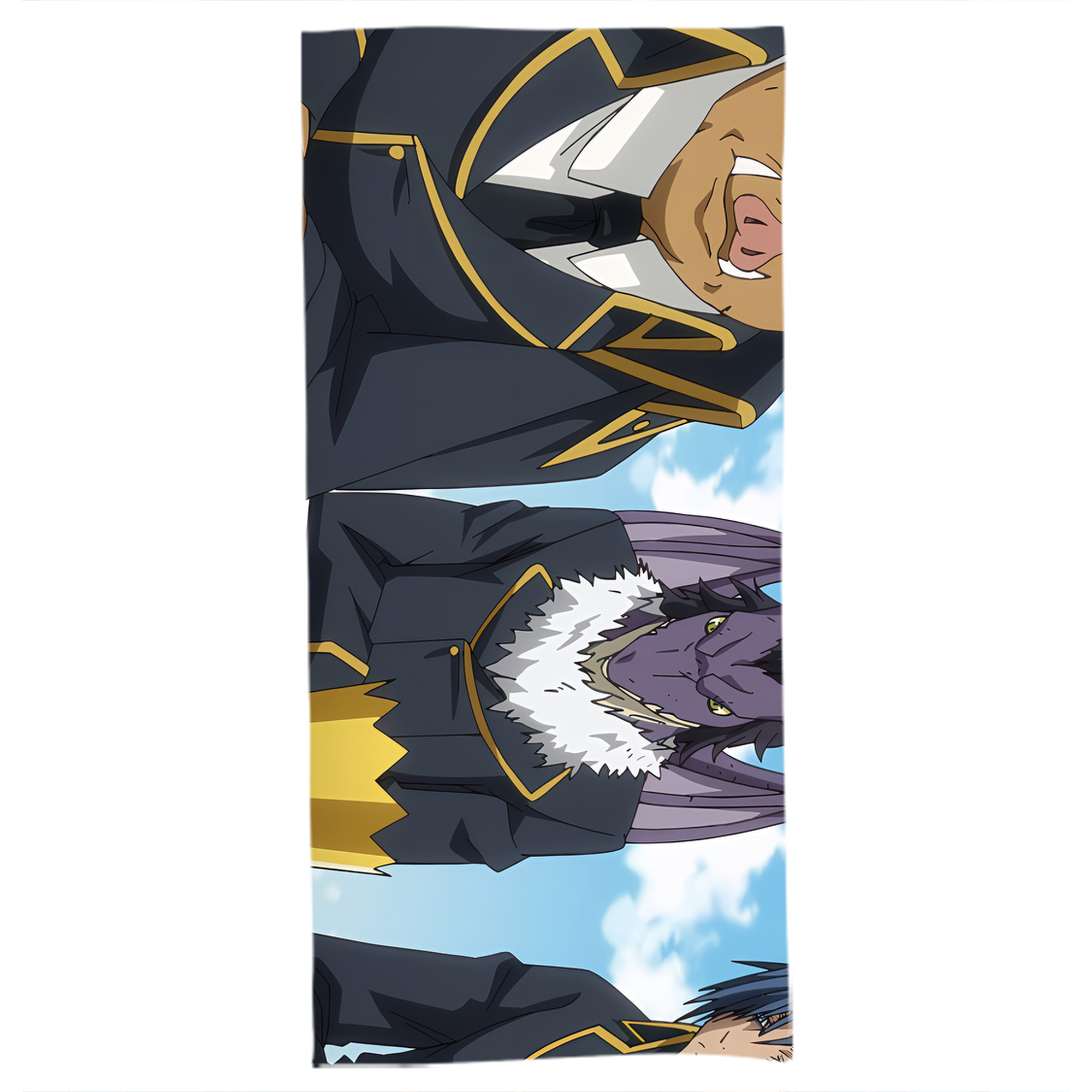 （画像用） 転スラ Regarding Reincarnated to Slime 大判バスタオル 70×140cm 吸水速乾 柔らかい肌触り