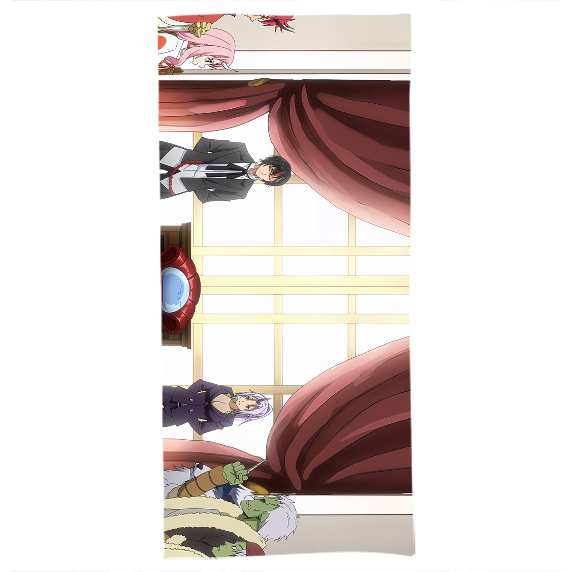 （画像用） 転スラ Regarding Reincarnated to Slime 大判バスタオル 70×140cm 吸水速乾 柔らかい肌触り
