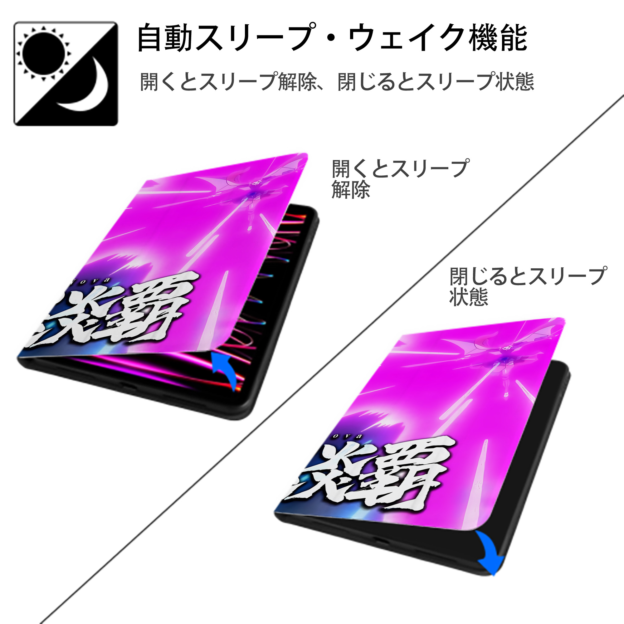 転スラ Regarding Reincarnated to Slime IPad ケース ブック型 PUレザー TPU 耐衝撃 軽量 薄型 ペン収納なし 全面保護 IPad 各モデル対応