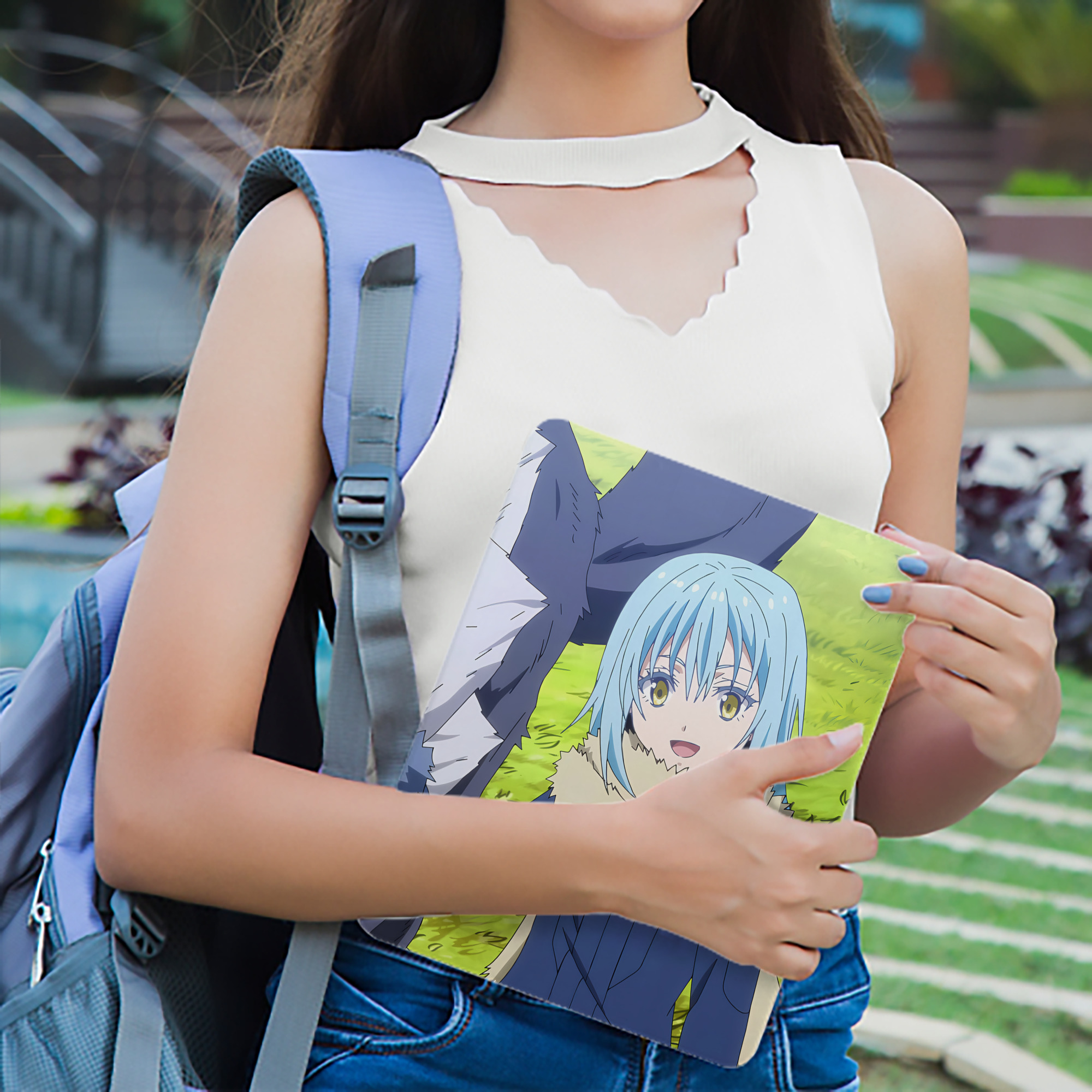 転スラ Regarding Reincarnated to Slime IPad ケース ブック型 PUレザー TPU 耐衝撃 軽量 薄型 ペン収納なし 全面保護 IPad 各モデル対応