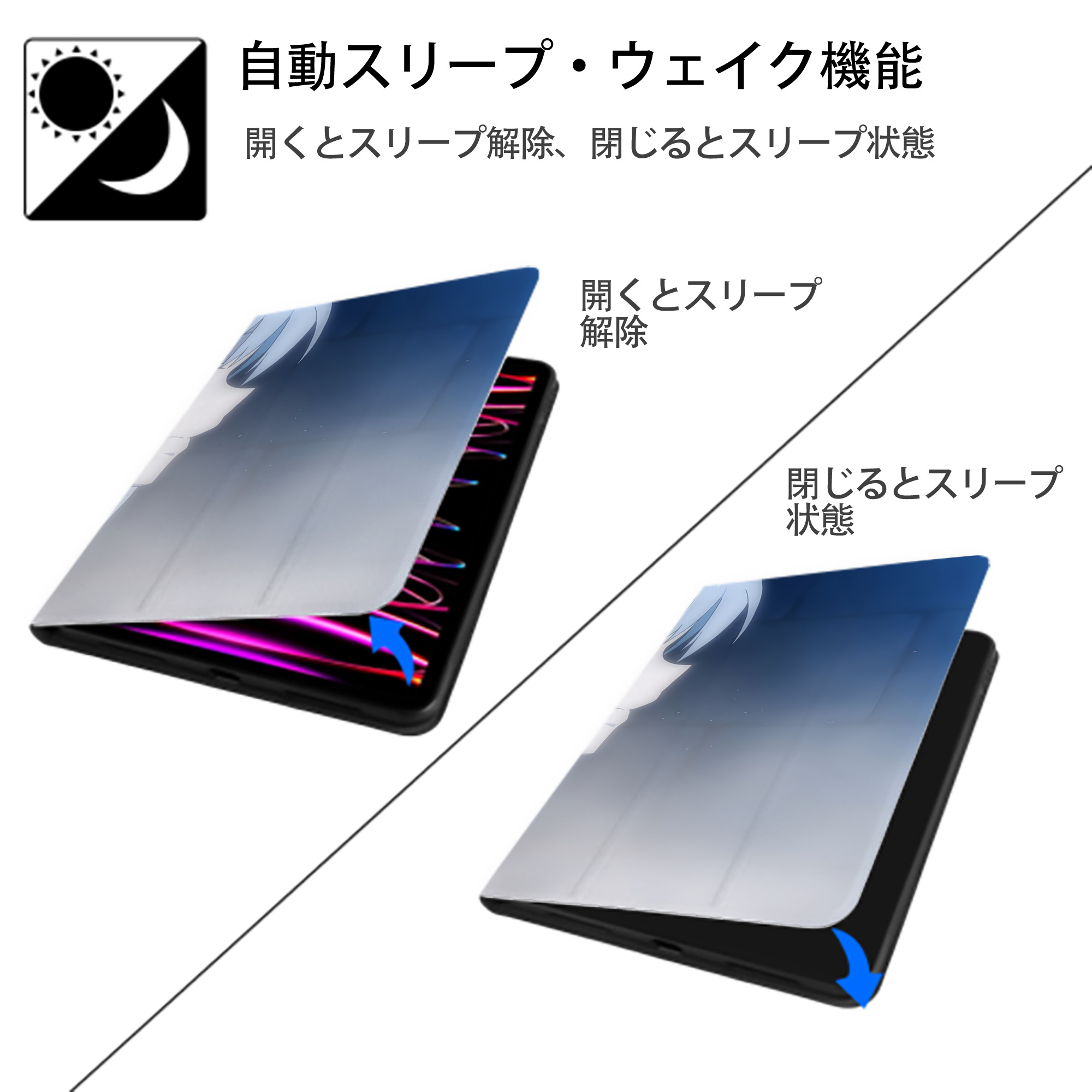 転スラ Regarding Reincarnated to Slime IPad ケース ブック型 PUレザー TPU 耐衝撃 軽量 薄型 ペン収納なし 全面保護 IPad 各モデル対応