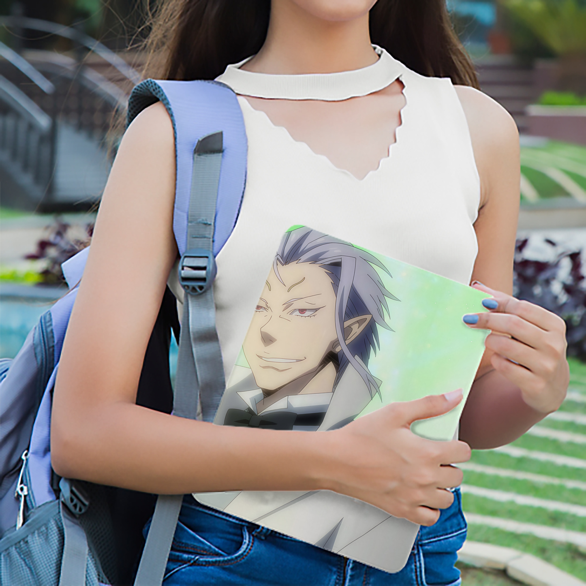 転スラ Regarding Reincarnated to Slime IPadケース ペンホルダー付き ブックスタイルデザイン