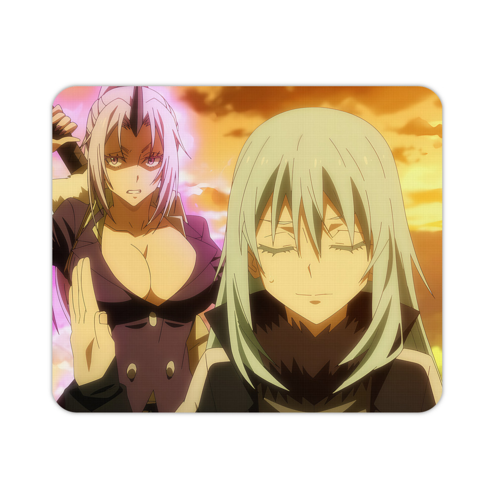 （画像用） 転スラ Regarding Reincarnated to Slime マウスパッド ステッチ加工 ラバー素材 防水 滑り止め 超薄型 ゲーミング/オフィス対応