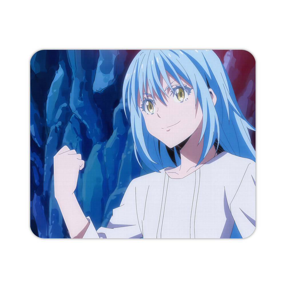（画像用） 転スラ Regarding Reincarnated to Slime マウスパッド ステッチ加工 ラバー素材 防水 滑り止め 超薄型 ゲーミング/オフィス対応