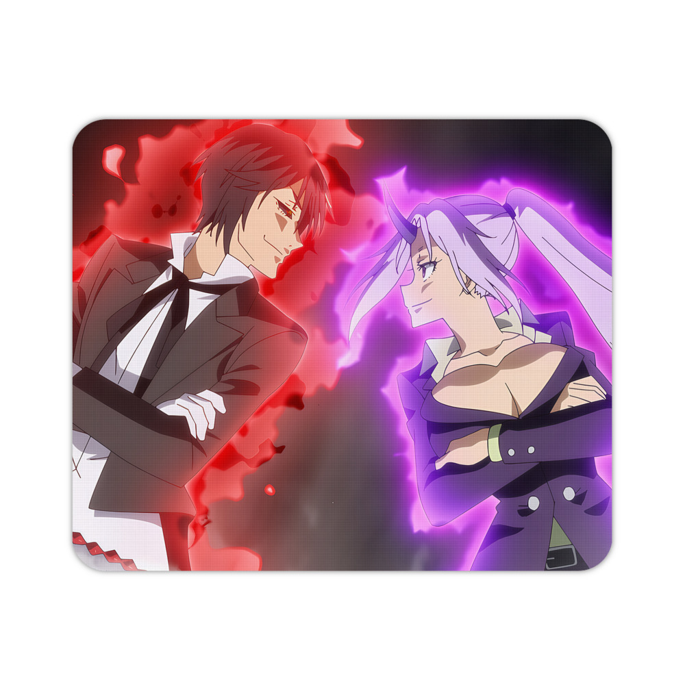 （画像用） 転スラ Regarding Reincarnated to Slime マウスパッド ステッチ加工 ラバー素材 防水 滑り止め 超薄型 ゲーミング/オフィス対応
