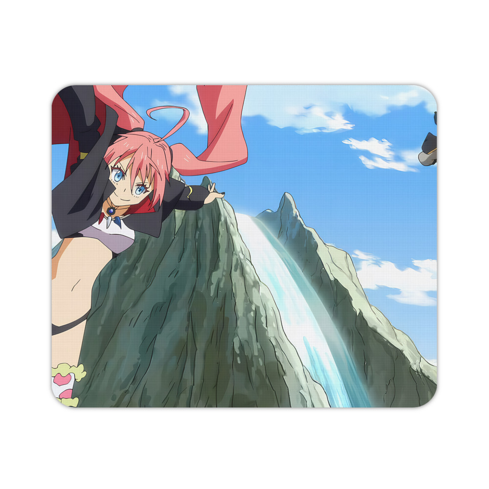 （画像用） 転スラ Regarding Reincarnated to Slime マウスパッド ステッチ加工 ラバー素材 防水 滑り止め 超薄型 ゲーミング/オフィス対応
