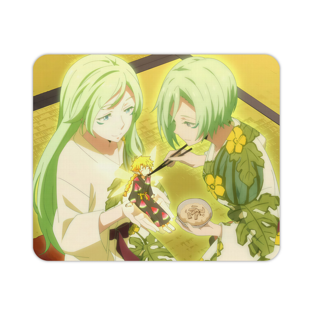 （画像用） 転スラ Regarding Reincarnated to Slime マウスパッド ステッチ加工 ラバー素材 防水 滑り止め 超薄型 ゲーミング/オフィス対応