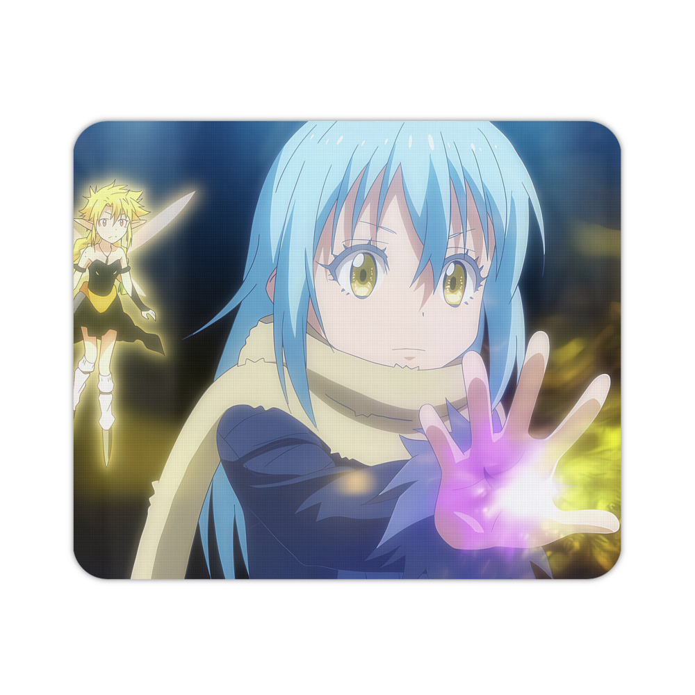 （画像用） 転スラ Regarding Reincarnated to Slime マウスパッド ステッチ加工 ラバー素材 防水 滑り止め 超薄型 ゲーミング/オフィス対応
