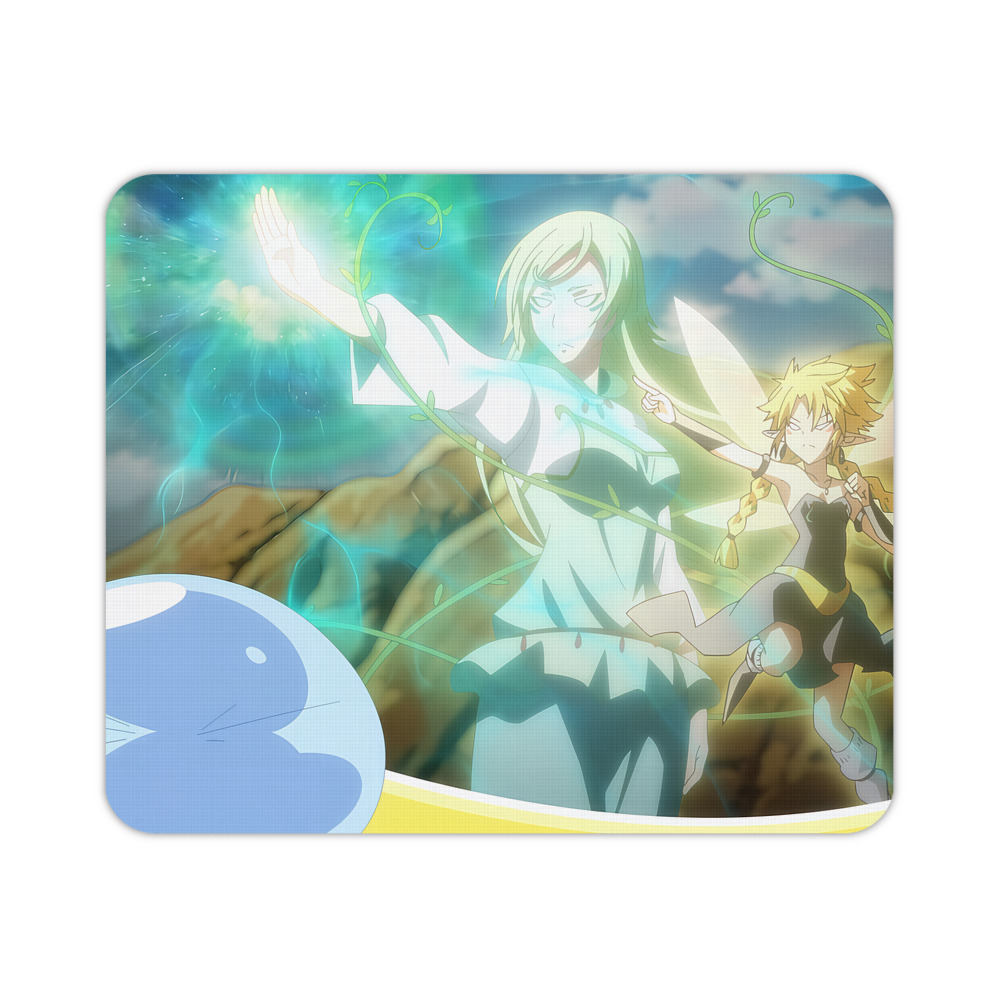 （画像用） 転スラ Regarding Reincarnated to Slime マウスパッド ステッチ加工 ラバー素材 防水 滑り止め 超薄型 ゲーミング/オフィス対応
