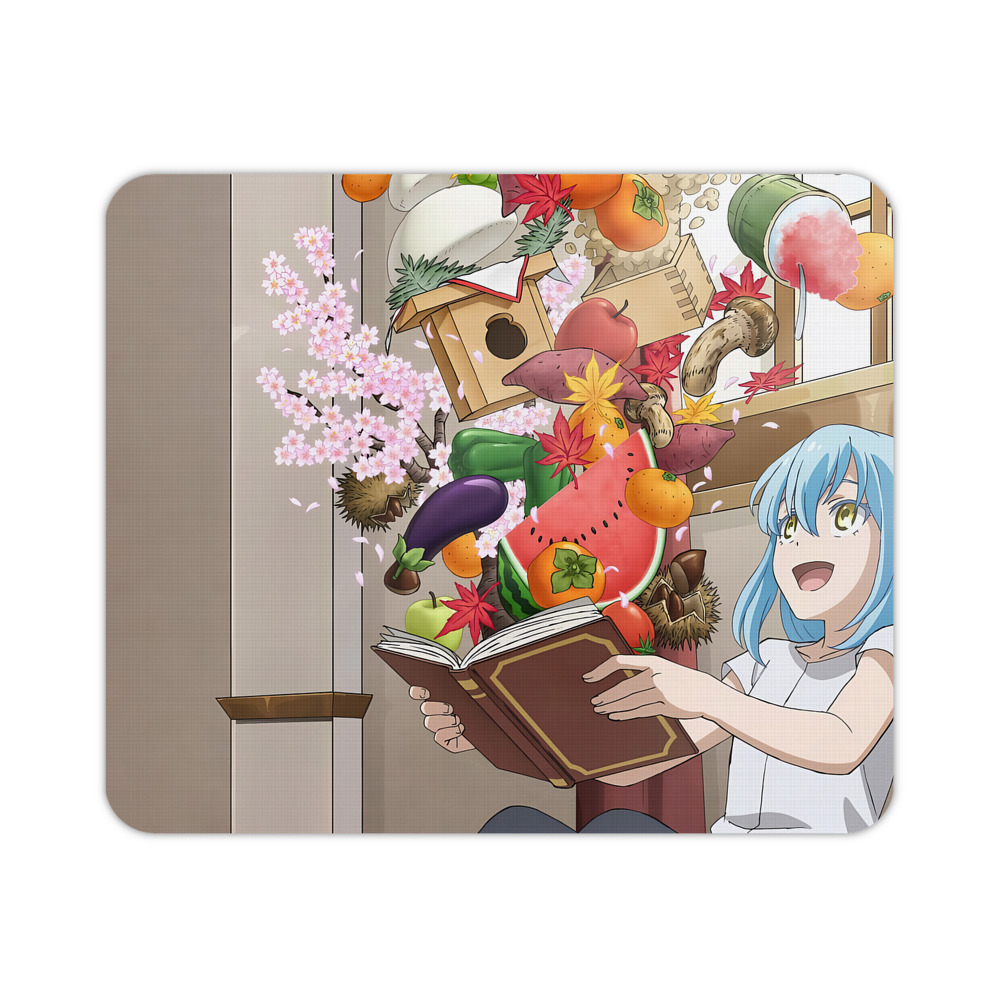 （画像用） 転スラ Regarding Reincarnated to Slime マウスパッド ステッチ加工 ラバー素材 防水 滑り止め 超薄型 ゲーミング/オフィス対応