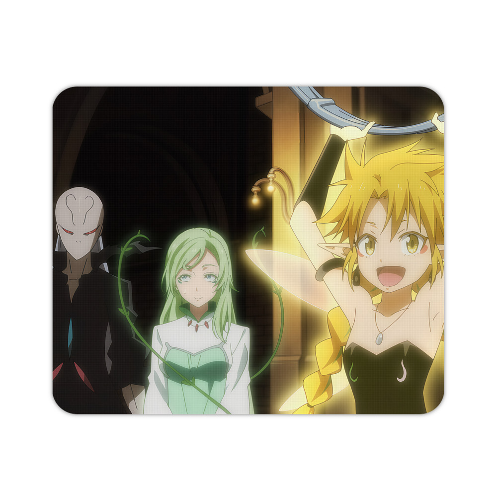 （画像用） 転スラ Regarding Reincarnated to Slime マウスパッド ステッチ加工 ラバー素材 防水 滑り止め 超薄型 ゲーミング/オフィス対応