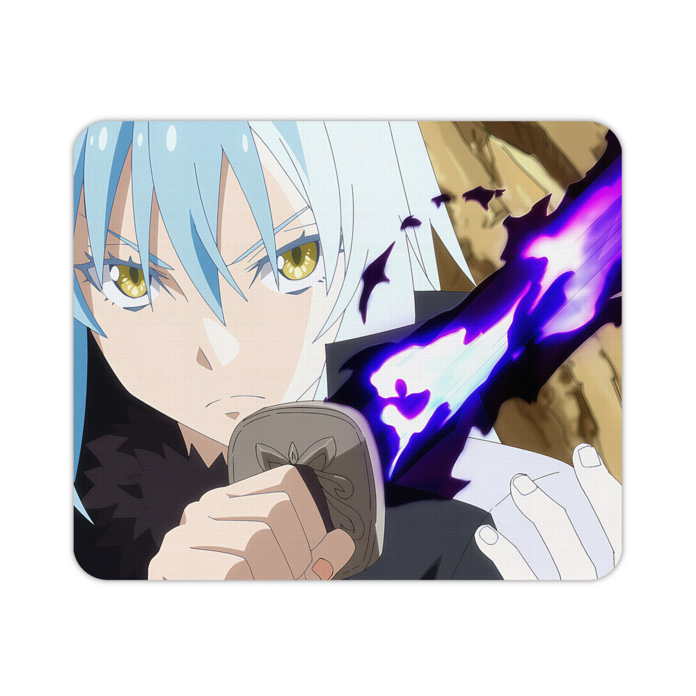 （画像用） 転スラ Regarding Reincarnated to Slime マウスパッド ステッチ加工 ラバー素材 防水 滑り止め 超薄型 ゲーミング/オフィス対応
