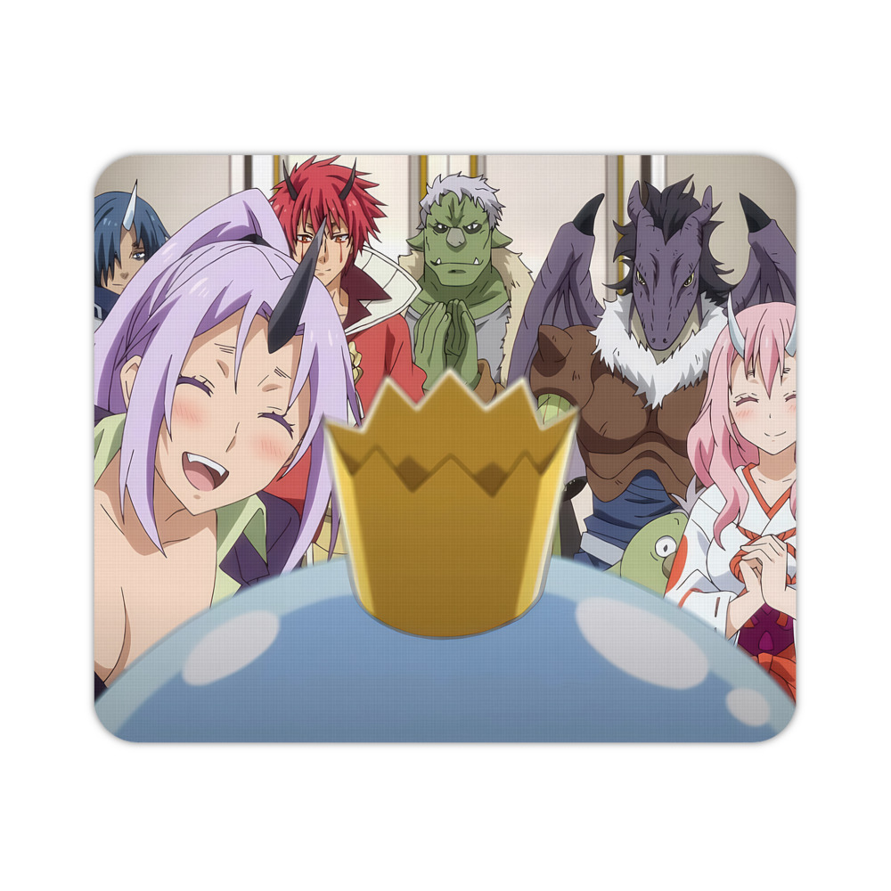 （画像用） 転スラ Regarding Reincarnated to Slime マウスパッド ステッチ加工 ラバー素材 防水 滑り止め 超薄型 ゲーミング/オフィス対応