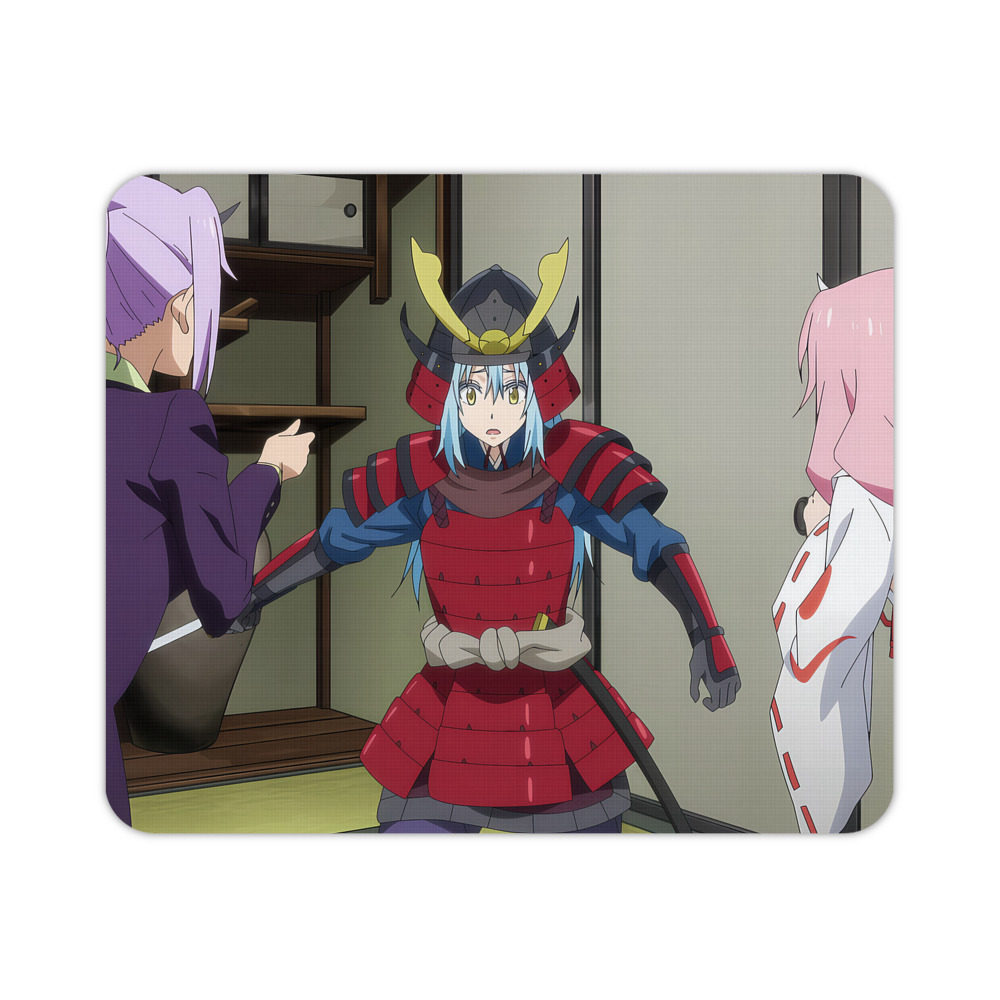 （画像用） 転スラ Regarding Reincarnated to Slime マウスパッド ステッチ加工 ラバー素材 防水 滑り止め 超薄型 ゲーミング/オフィス対応