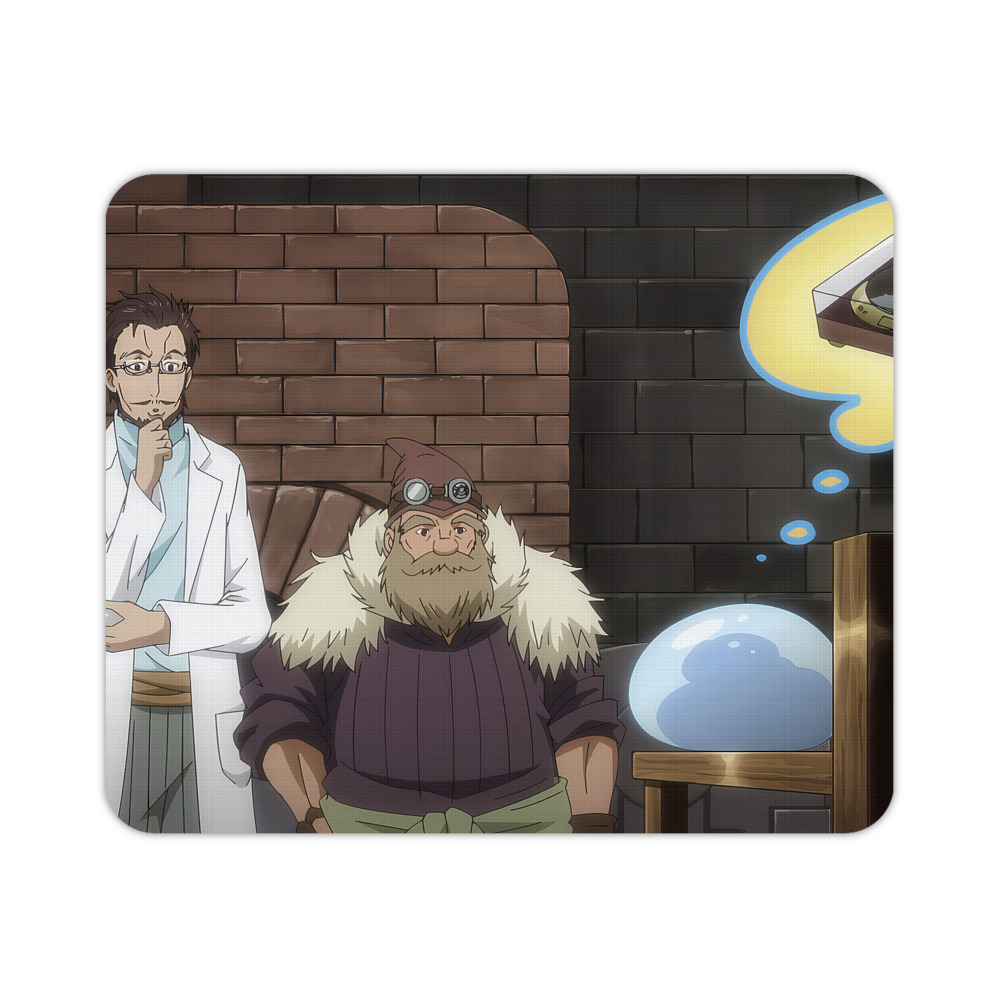 （画像用） 転スラ Regarding Reincarnated to Slime マウスパッド ステッチ加工 ラバー素材 防水 滑り止め 超薄型 ゲーミング/オフィス対応