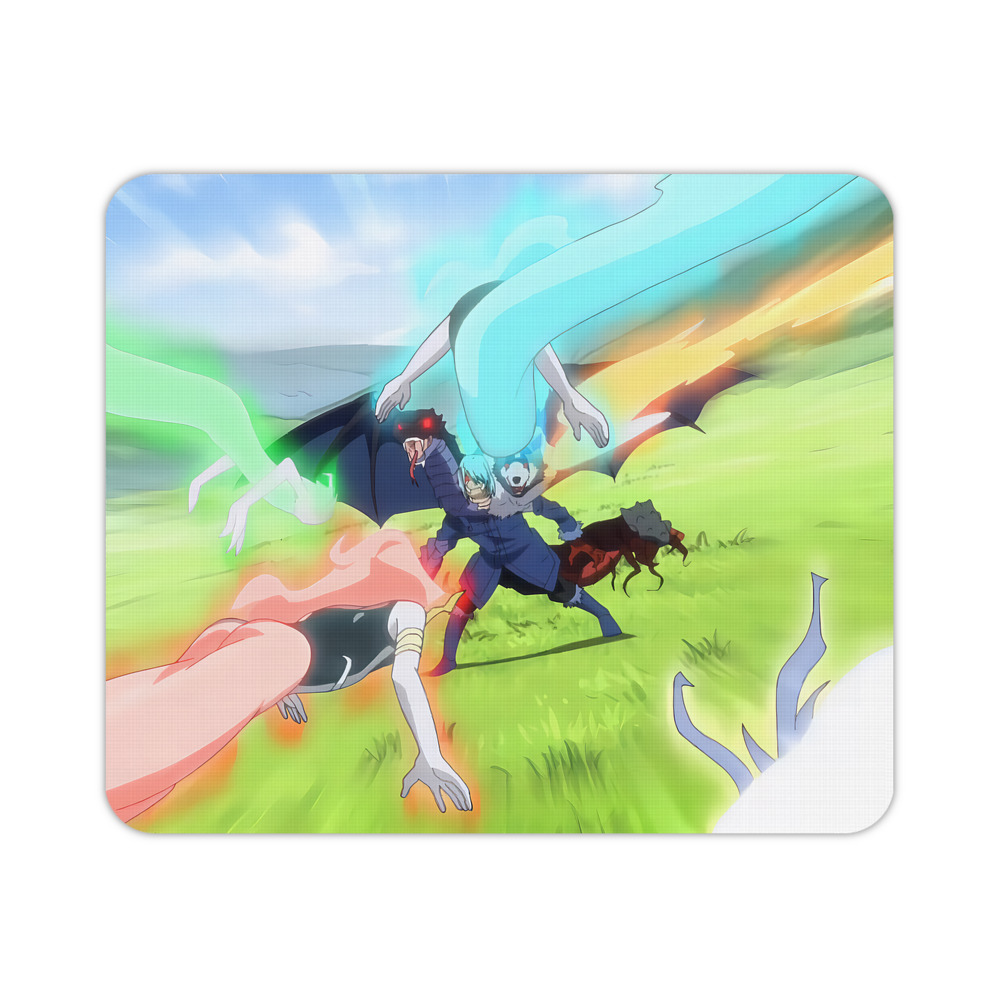 （画像用） 転スラ Regarding Reincarnated to Slime マウスパッド ステッチ加工 ラバー素材 防水 滑り止め 超薄型 ゲーミング/オフィス対応