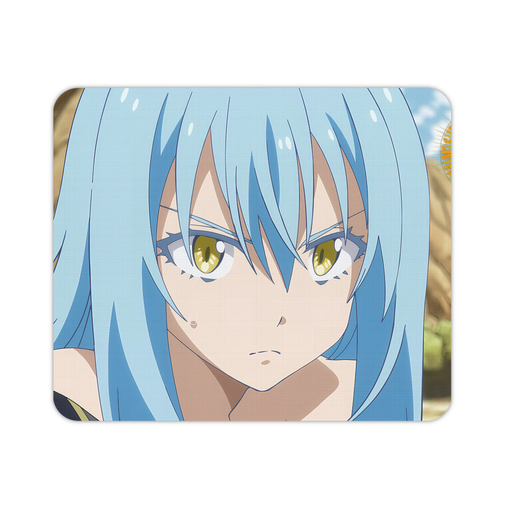 （画像用） 転スラ Regarding Reincarnated to Slime マウスパッド ステッチ加工 ラバー素材 防水 滑り止め 超薄型 ゲーミング/オフィス対応