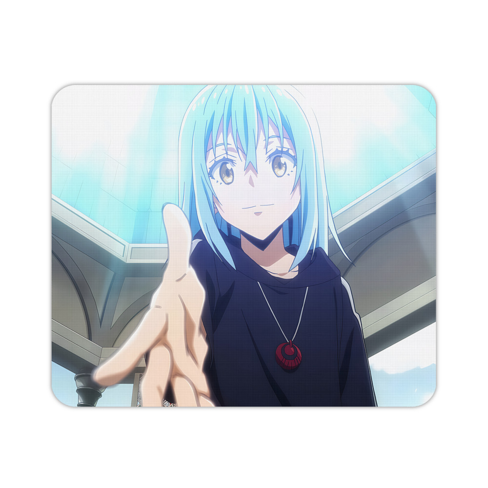 （画像用） 転スラ Regarding Reincarnated to Slime マウスパッド ステッチ加工 ラバー素材 防水 滑り止め 超薄型 ゲーミング/オフィス対応