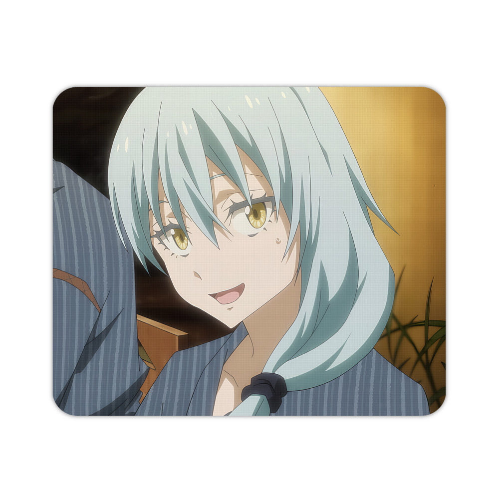 （画像用） 転スラ Regarding Reincarnated to Slime マウスパッド ステッチ加工 ラバー素材 防水 滑り止め 超薄型 ゲーミング/オフィス対応
