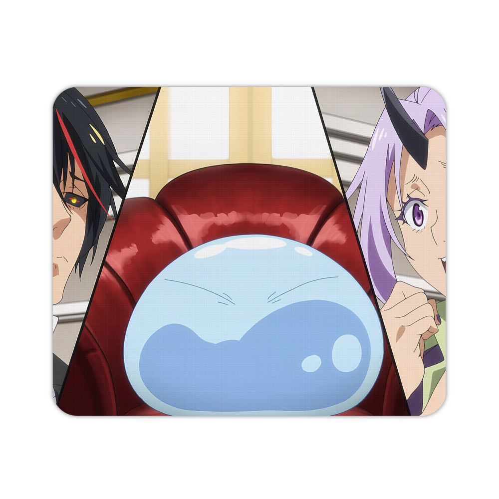 （画像用） 転スラ Regarding Reincarnated to Slime マウスパッド ステッチ加工 ラバー素材 防水 滑り止め 超薄型 ゲーミング/オフィス対応