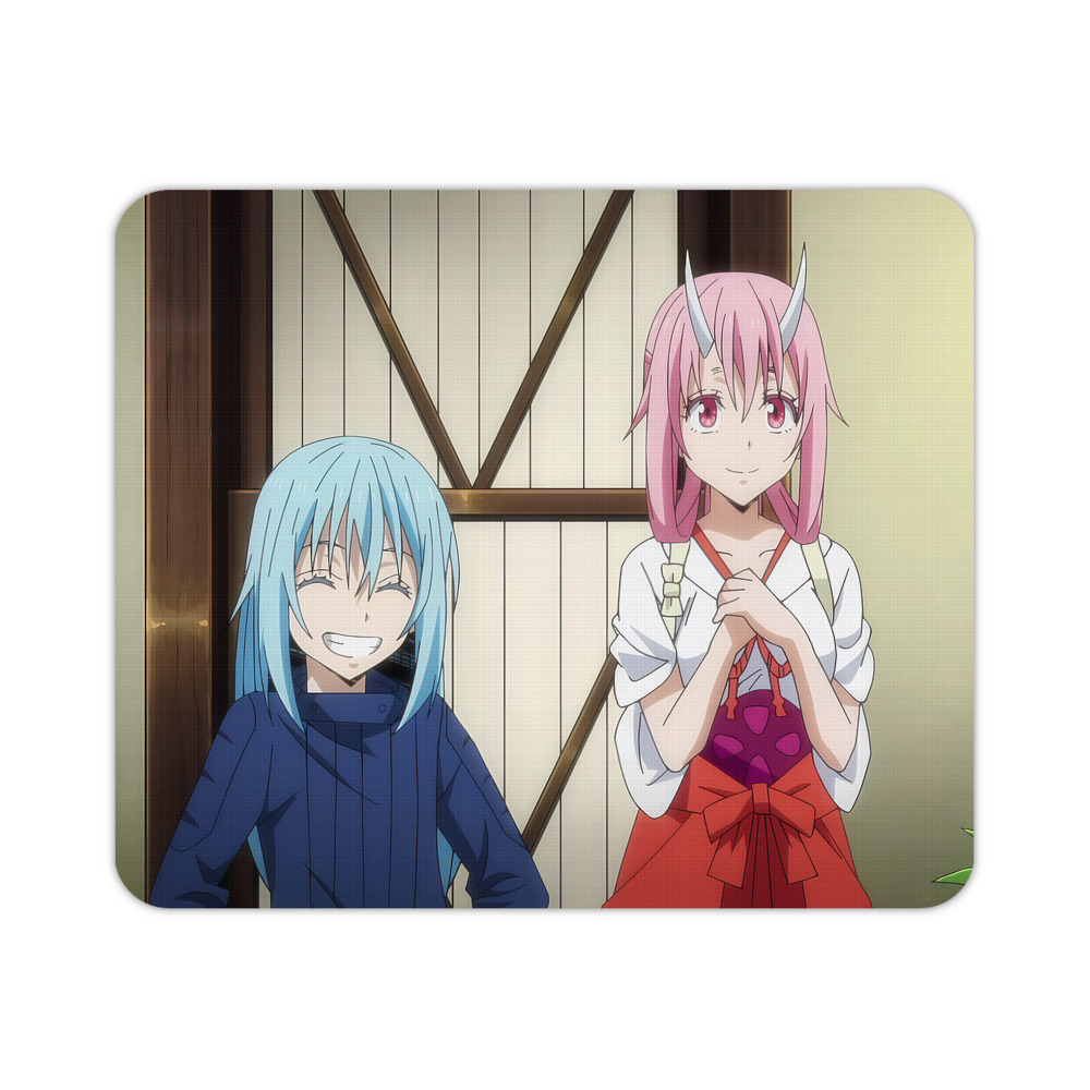 （画像用） 転スラ Regarding Reincarnated to Slime マウスパッド ステッチ加工 ラバー素材 防水 滑り止め 超薄型 ゲーミング/オフィス対応