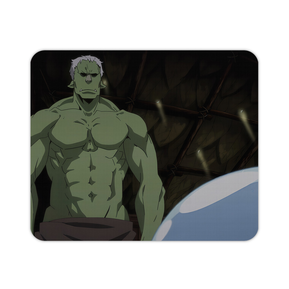 （画像用） 転スラ Regarding Reincarnated to Slime マウスパッド ステッチ加工 ラバー素材 防水 滑り止め 超薄型 ゲーミング/オフィス対応