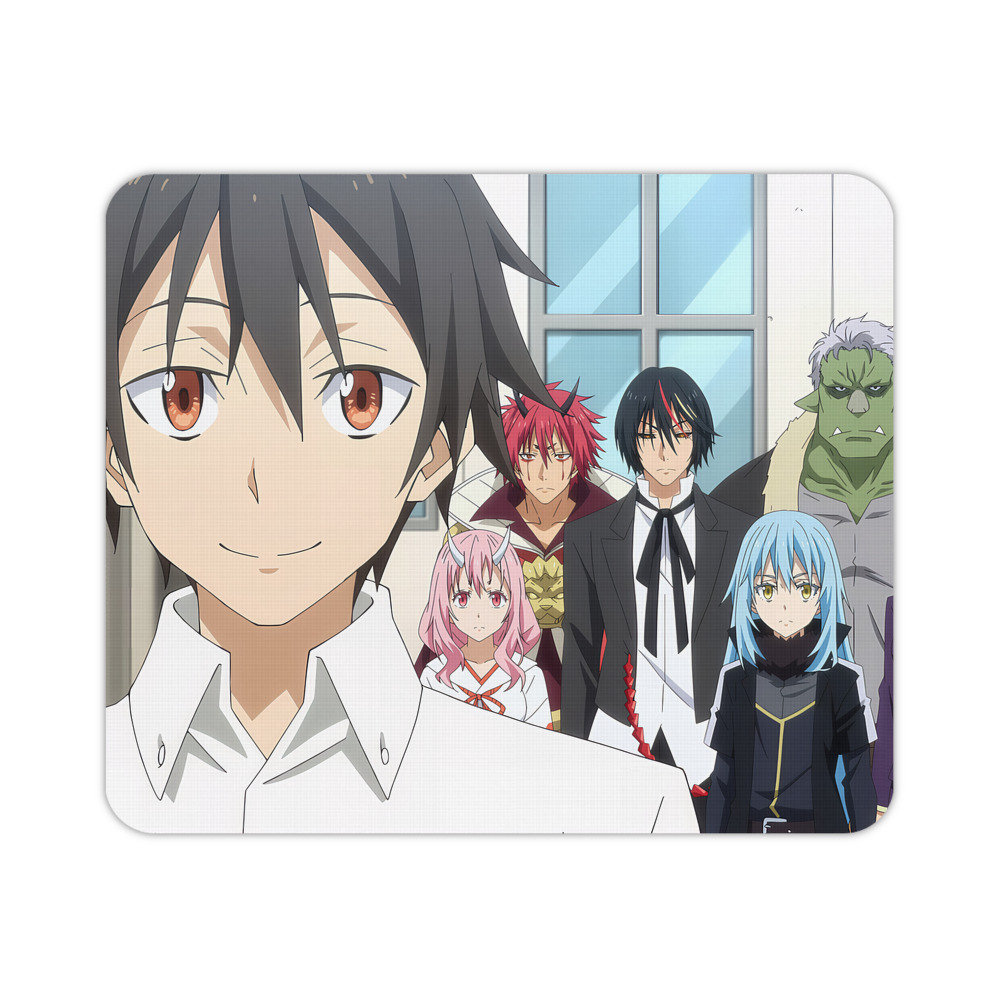 （画像用） 転スラ Regarding Reincarnated to Slime マウスパッド ステッチ加工 ラバー素材 防水 滑り止め 超薄型 ゲーミング/オフィス対応
