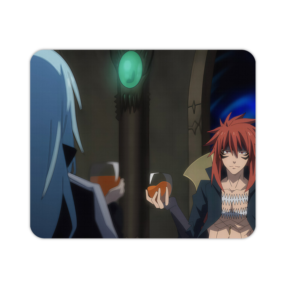 （画像用） 転スラ Regarding Reincarnated to Slime マウスパッド ステッチ加工 ラバー素材 防水 滑り止め 超薄型 ゲーミング/オフィス対応