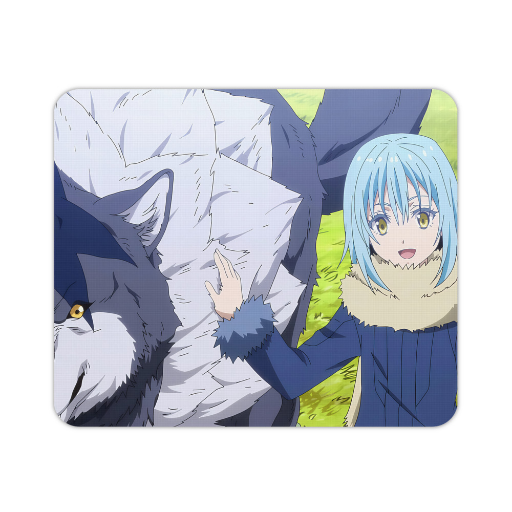 （画像用） 転スラ Regarding Reincarnated to Slime マウスパッド ステッチ加工 ラバー素材 防水 滑り止め 超薄型 ゲーミング/オフィス対応