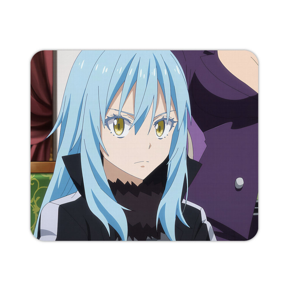（画像用） 転スラ Regarding Reincarnated to Slime マウスパッド ステッチ加工 ラバー素材 防水 滑り止め 超薄型 ゲーミング/オフィス対応