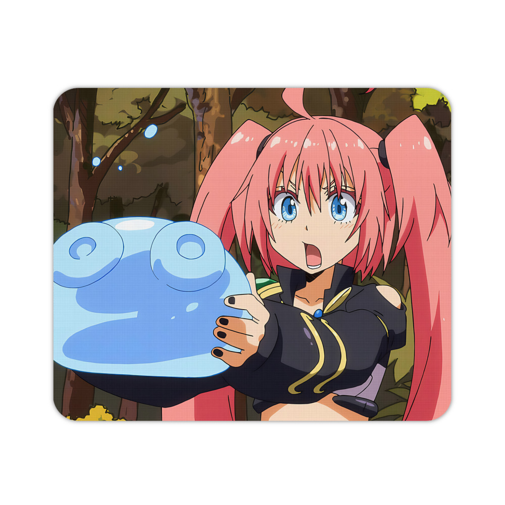 （画像用） 転スラ Regarding Reincarnated to Slime マウスパッド ステッチ加工 ラバー素材 防水 滑り止め 超薄型 ゲーミング/オフィス対応
