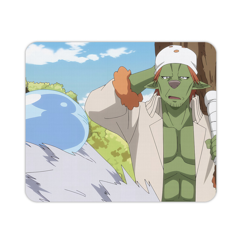 （画像用） 転スラ Regarding Reincarnated to Slime マウスパッド ステッチ加工 ラバー素材 防水 滑り止め 超薄型 ゲーミング/オフィス対応