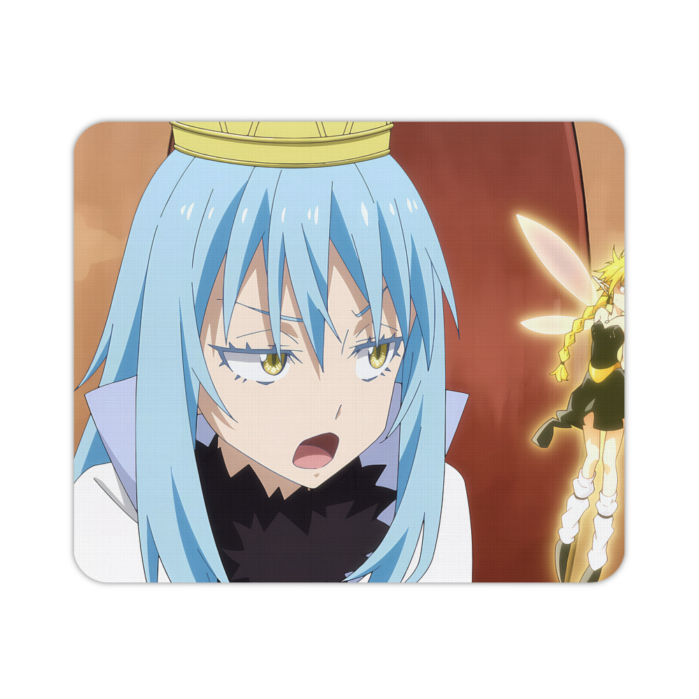 （画像用） 転スラ Regarding Reincarnated to Slime マウスパッド ステッチ加工 ラバー素材 防水 滑り止め 超薄型 ゲーミング/オフィス対応