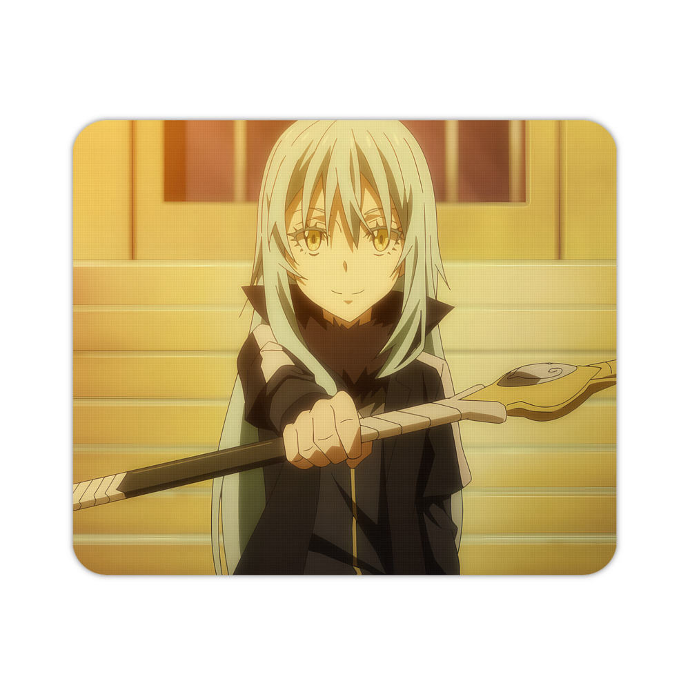（画像用） 転スラ Regarding Reincarnated to Slime マウスパッド ステッチ加工 ラバー素材 防水 滑り止め 超薄型 ゲーミング/オフィス対応