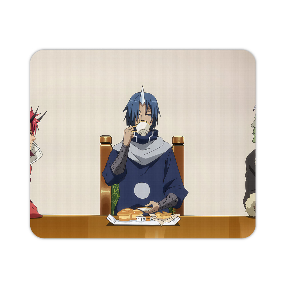 （画像用） 転スラ Regarding Reincarnated to Slime マウスパッド ステッチ加工 ラバー素材 防水 滑り止め 超薄型 ゲーミング/オフィス対応