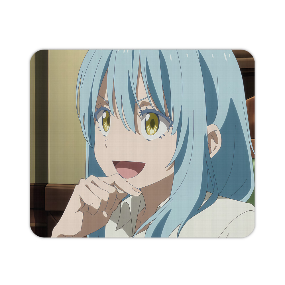 （画像用） 転スラ Regarding Reincarnated to Slime マウスパッド ステッチ加工 ラバー素材 防水 滑り止め 超薄型 ゲーミング/オフィス対応