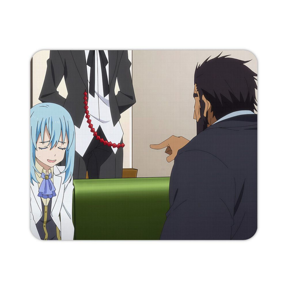 （画像用） 転スラ Regarding Reincarnated to Slime マウスパッド ステッチ加工 ラバー素材 防水 滑り止め 超薄型 ゲーミング/オフィス対応