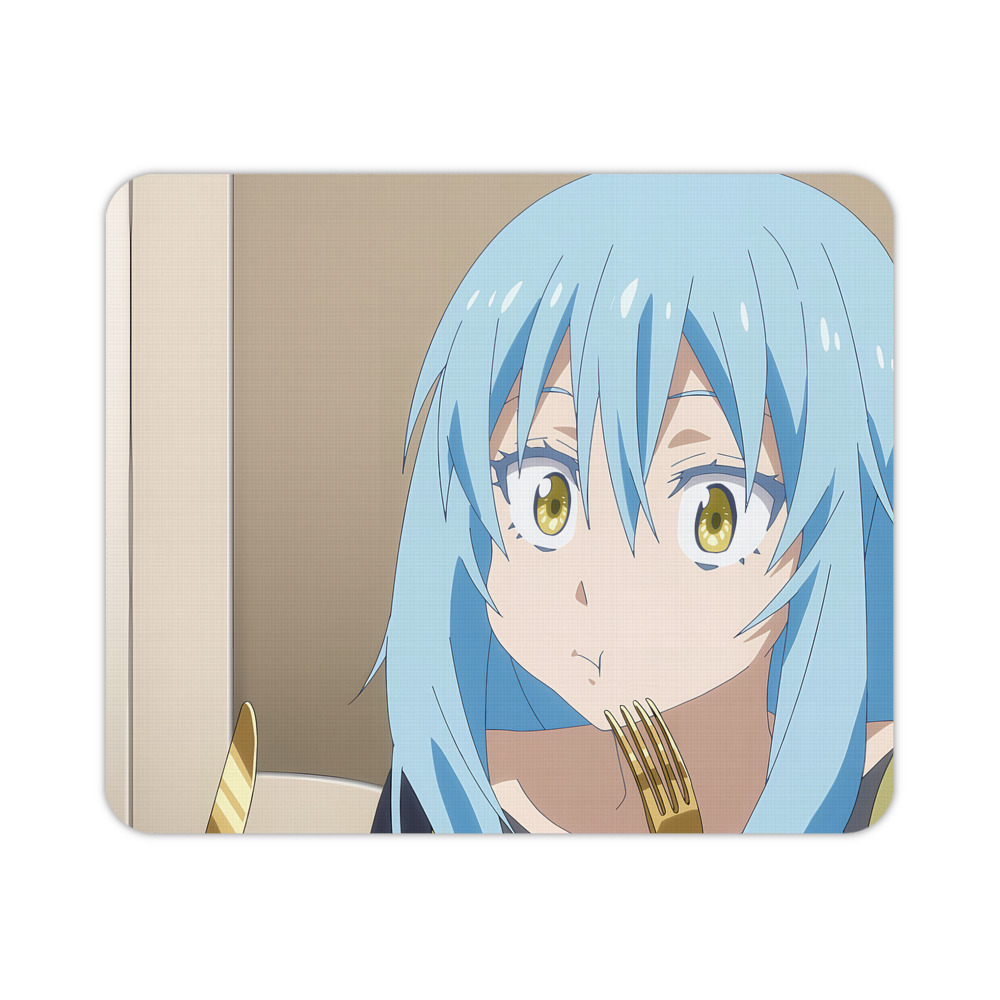 （画像用） 転スラ Regarding Reincarnated to Slime マウスパッド ステッチ加工 ラバー素材 防水 滑り止め 超薄型 ゲーミング/オフィス対応