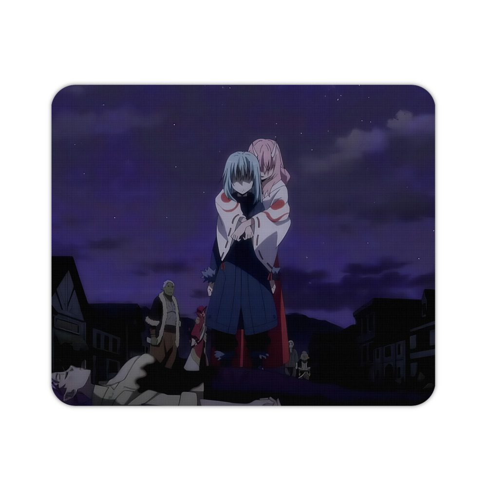 （画像用） 転スラ Regarding Reincarnated to Slime マウスパッド ステッチ加工 ラバー素材 防水 滑り止め 超薄型 ゲーミング/オフィス対応