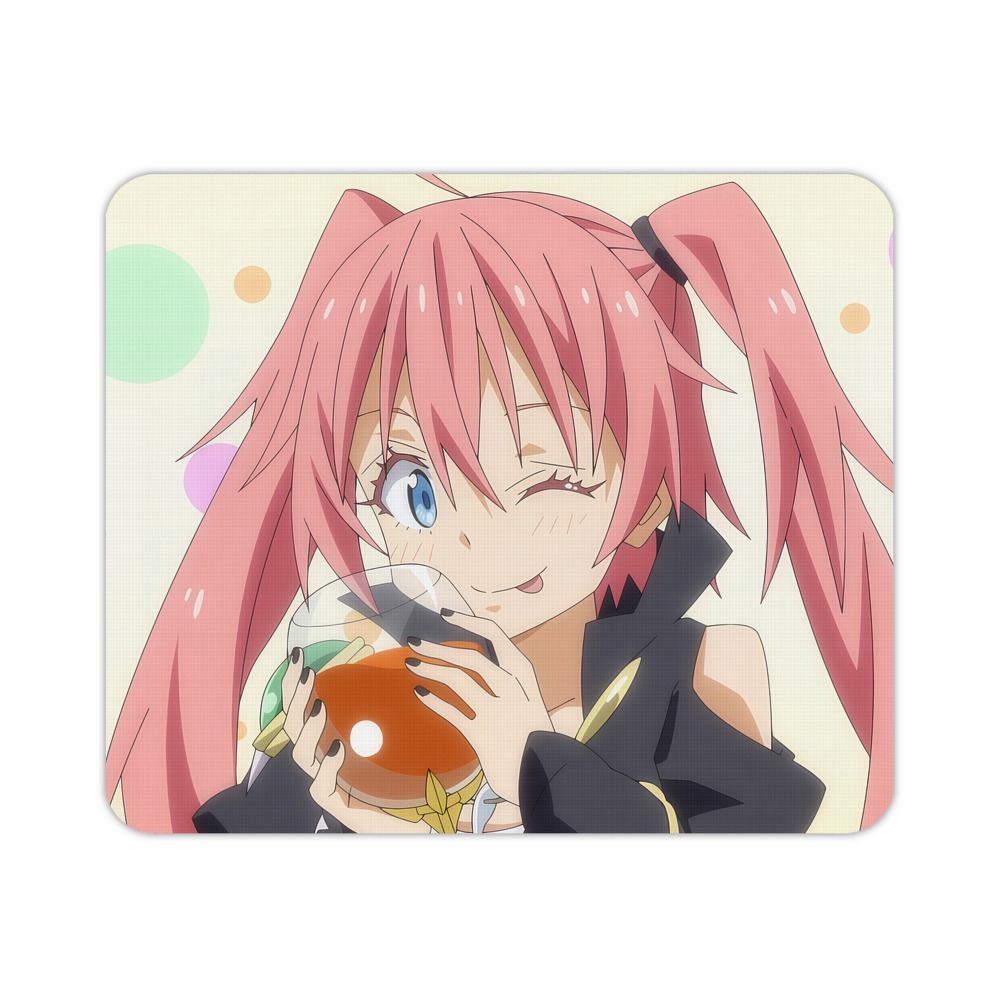 （画像用） 転スラ Regarding Reincarnated to Slime マウスパッド ステッチ加工 ラバー素材 防水 滑り止め 超薄型 ゲーミング/オフィス対応