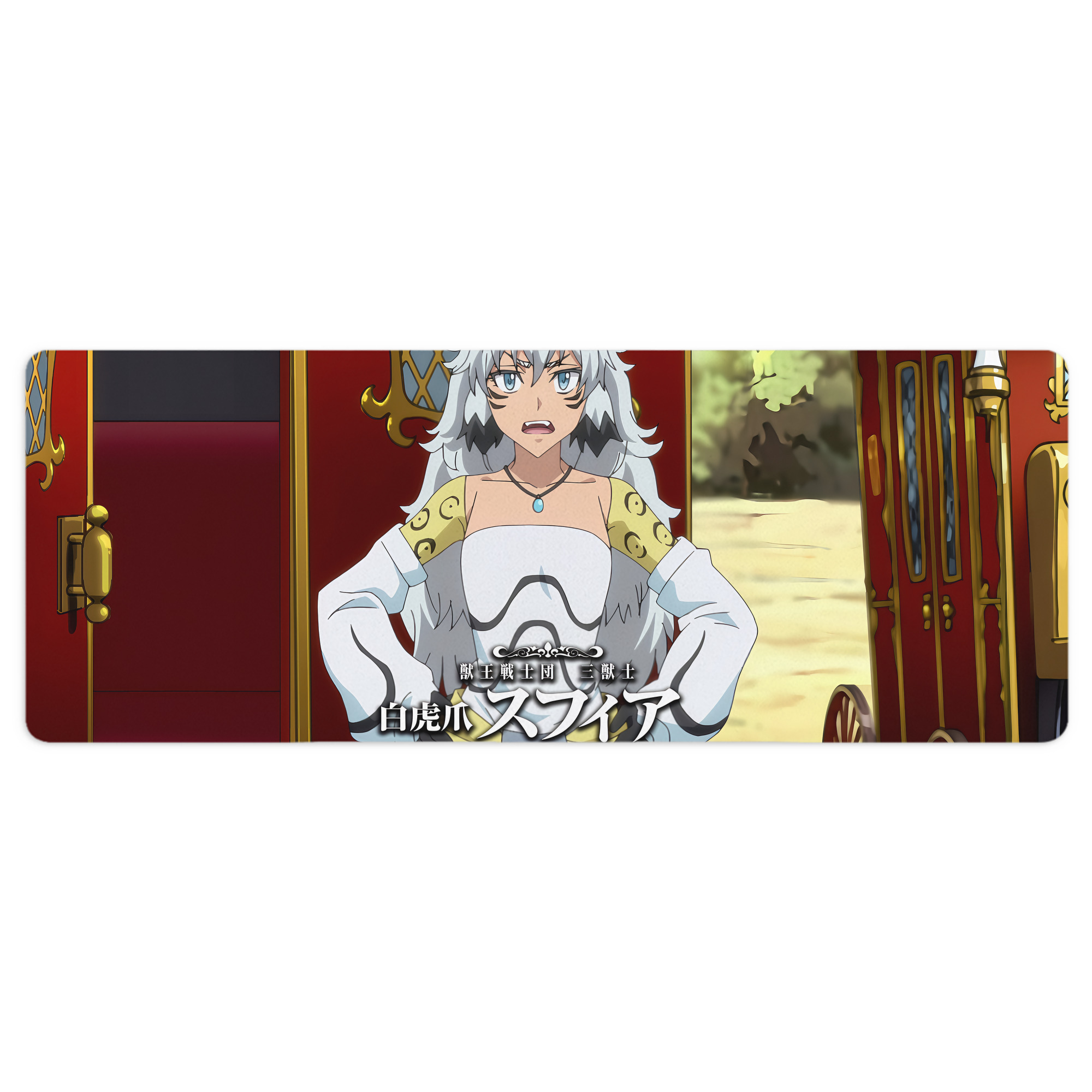 （画像用） 転スラ Regarding Reincarnated to Slime ステッチ加工 大判デスクマット／滑り止めマウスパッド