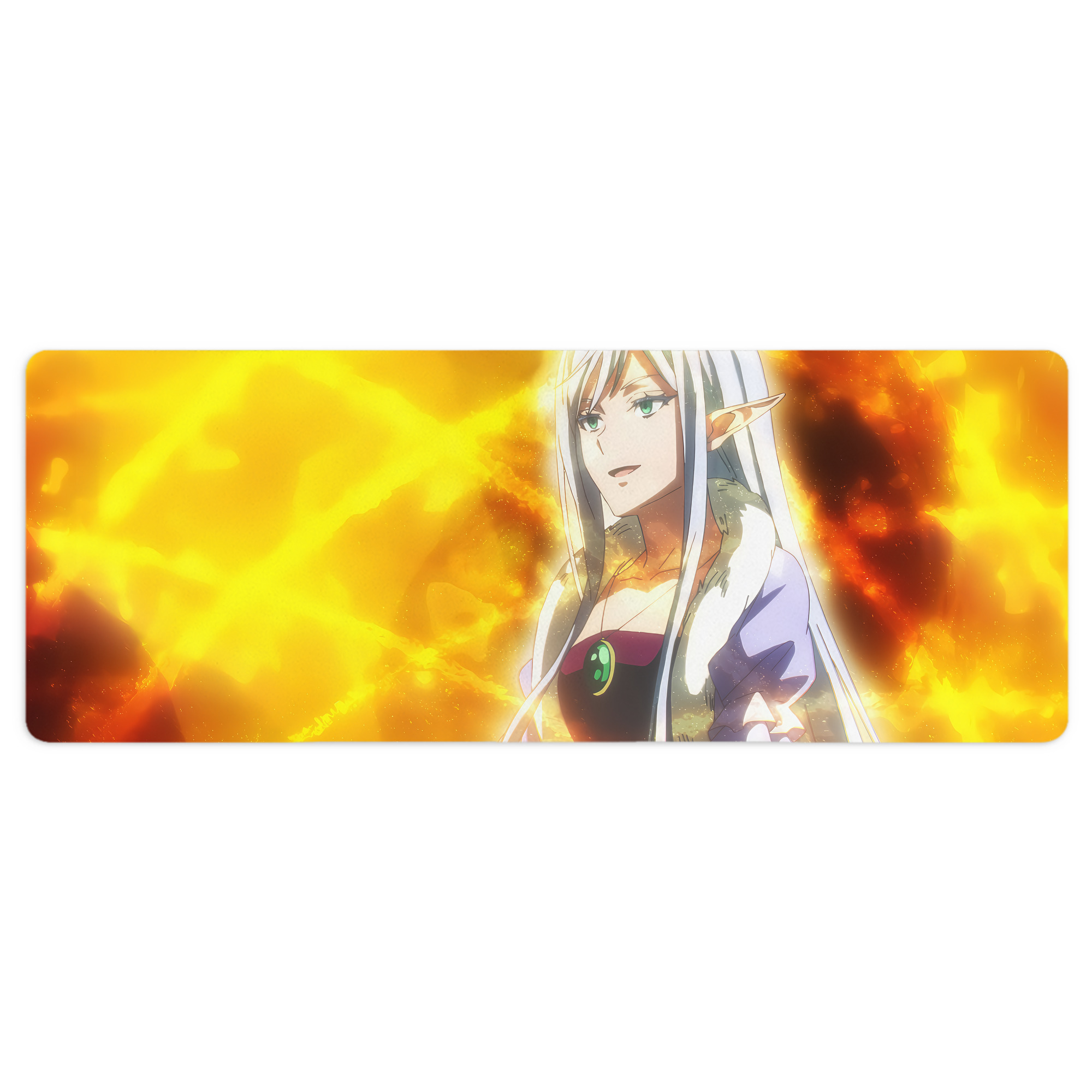 （画像用） 転スラ Regarding Reincarnated to Slime ステッチ加工 大判デスクマット／滑り止めマウスパッド